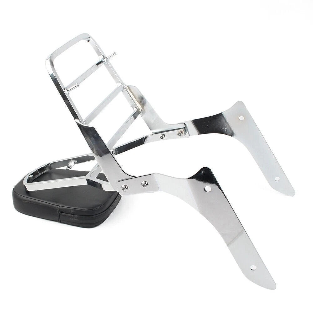 Sissy Bar Backrest Rear Luggage Rack Fit Yamaha Stryker 1300 XVS1300 11-17 Chrom
