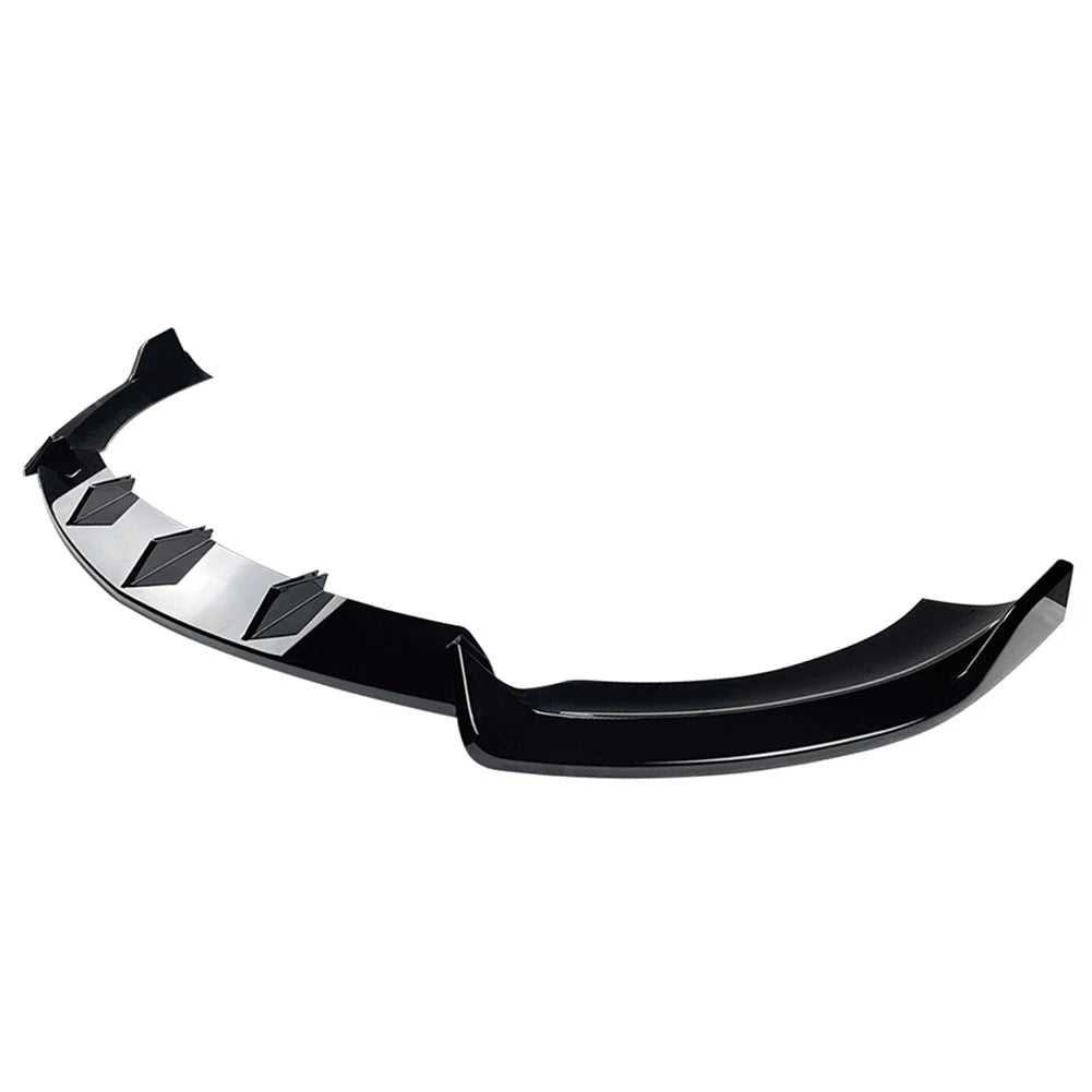 US Front Bumper Lip Splitter Spoiler Fit Benz E Class W213 E260 E300 16-20 Black