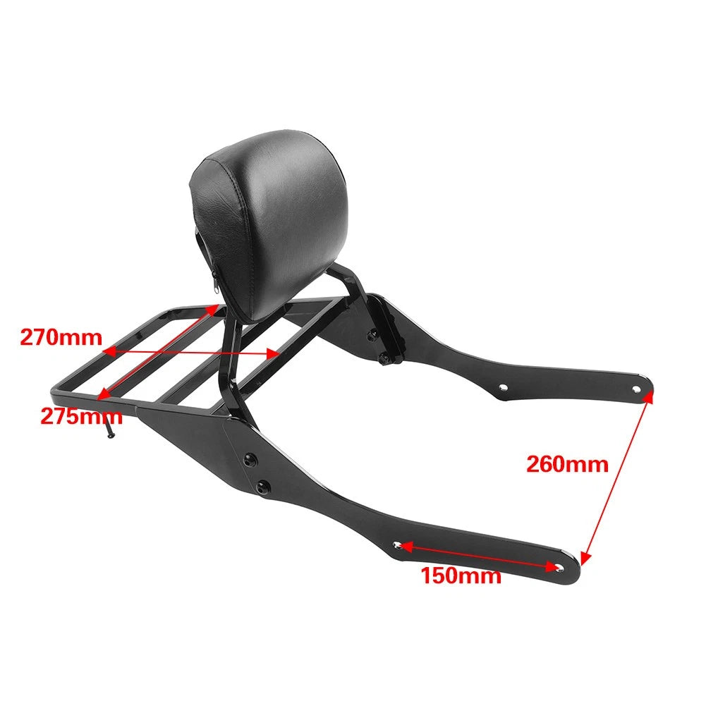Sissy Bar Passenger Backrest W/Luggage Rack For Harley Nightster RH975 2022+