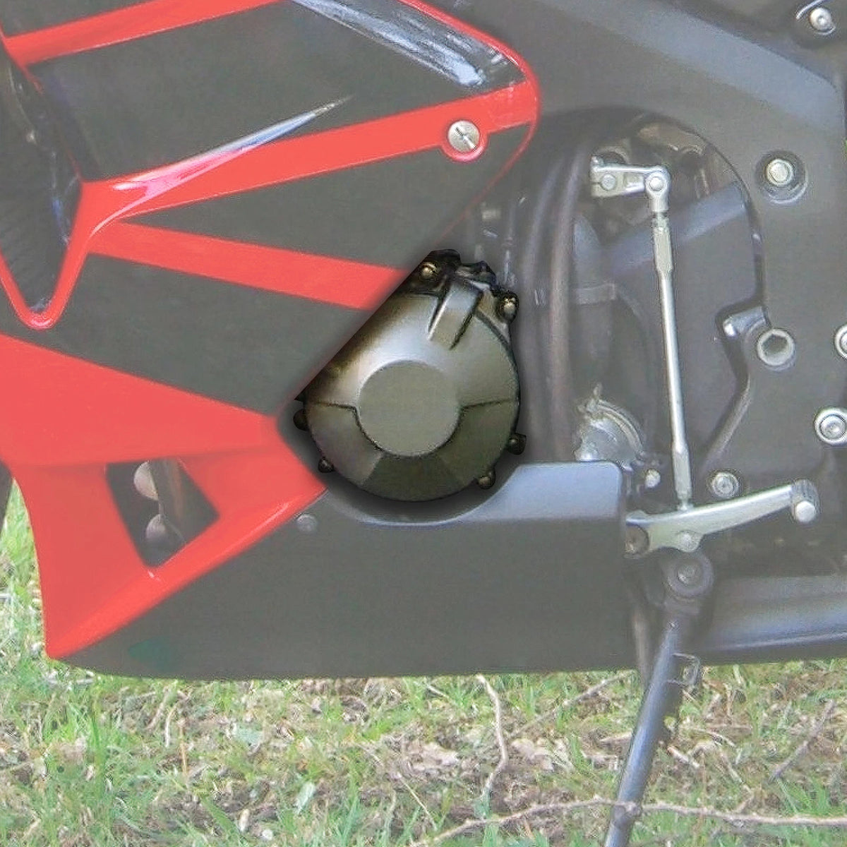 Left Engine Stator Cover Crankcase Fit For Honda CBR600RR CBR 600RR 2003-2006 05