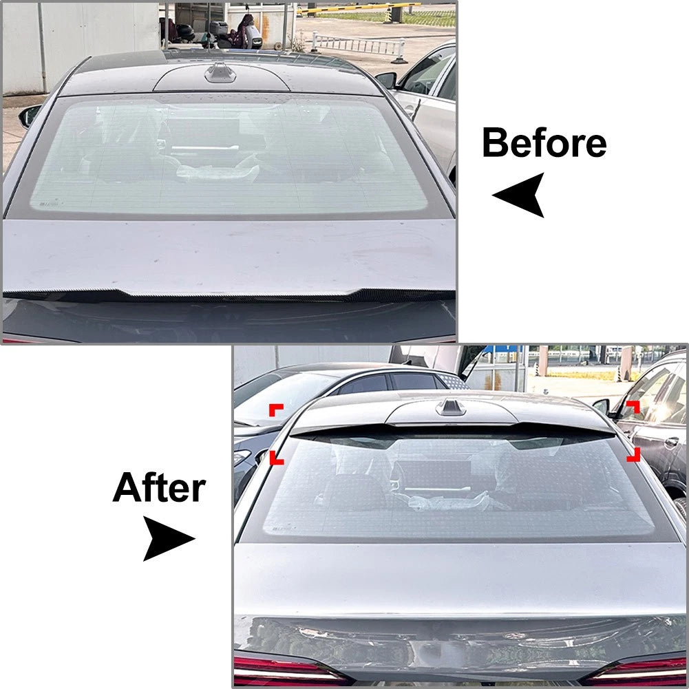 Carbon Look Tail Wing Rear Roof Spoiler Wing Lip For BMW 5 Series I5 G60 2024-25