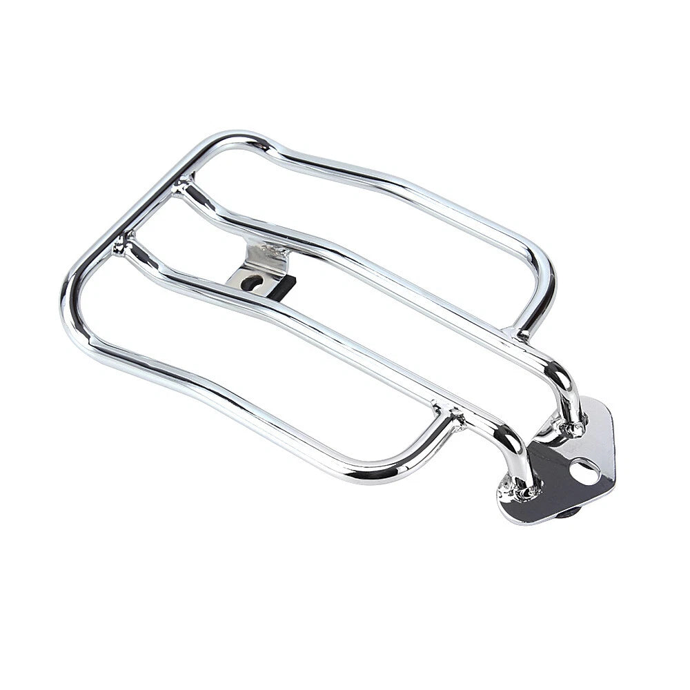 Chrome Rear Fender Solo Seat Luggage Rack For Harley Sportster XL 883 1200 48 72
