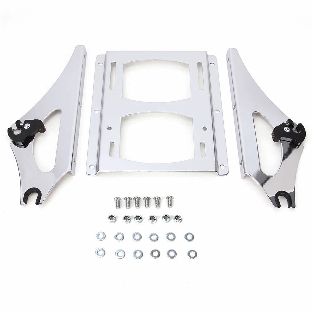 Two Up Tour Pak Pack Mounting Luggage Rack For Harley Touring Road King 2009-13