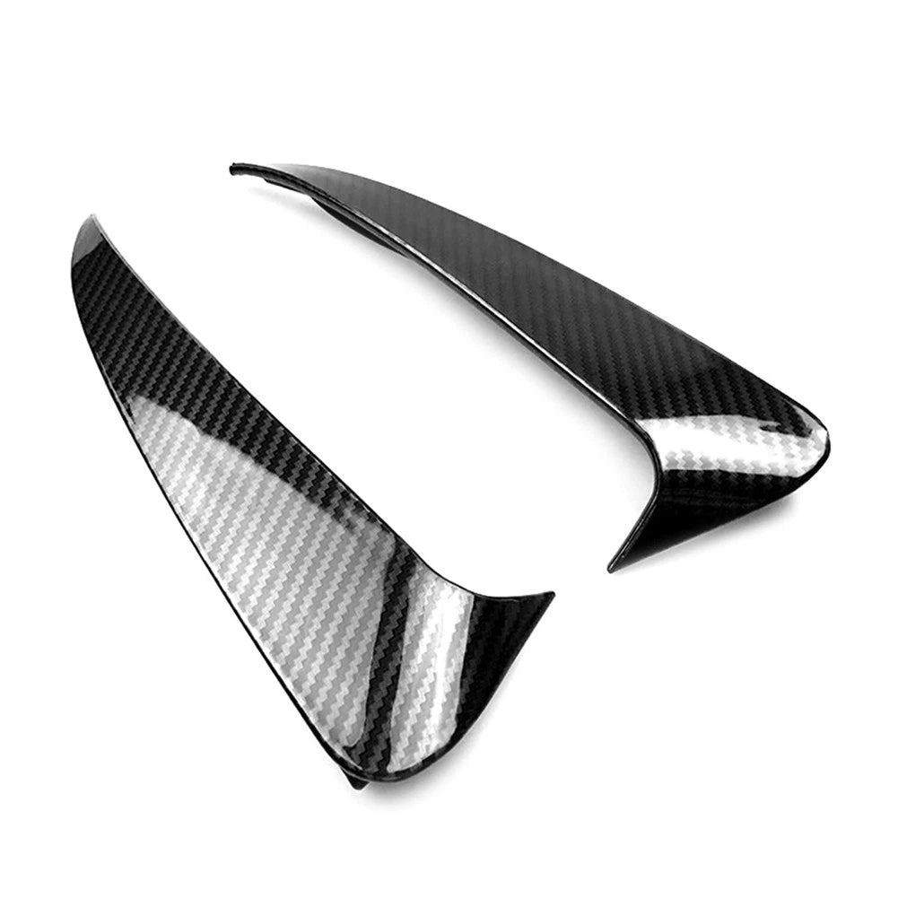 Rear Bumper Splitter Canard Air Vent For Mercedes Benz C Class Coupe Carbon Fibe