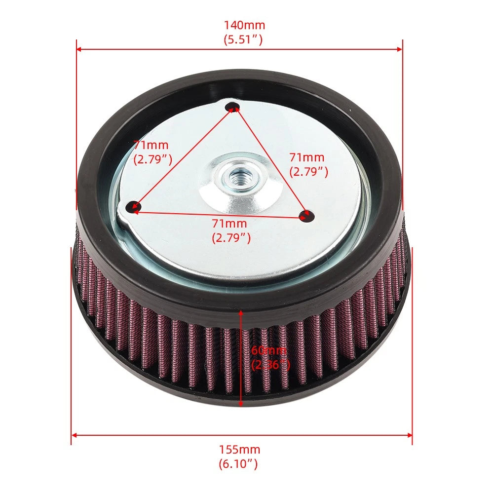 Air Cleaner Filter Element For Harley Softail 2016-2017 Touring Trike 2008-2016
