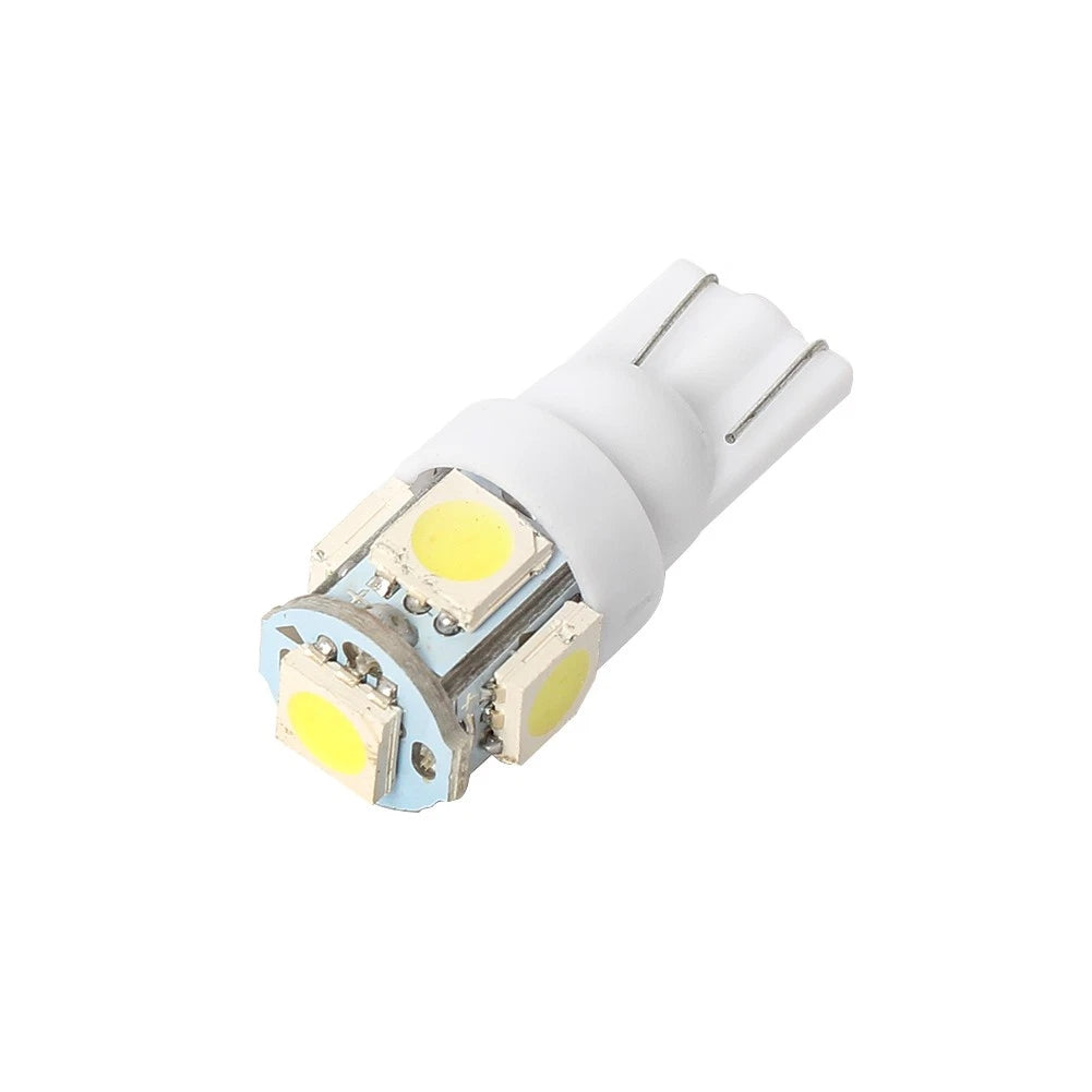 14 Pcs White LED Interior Package Kit For T10 5SMD Map Dome License Plate Light