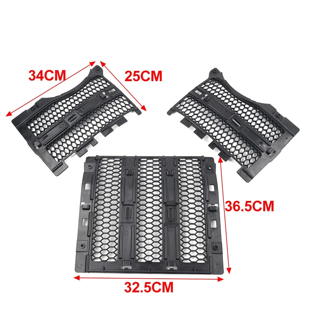 US Interior Mesh Front Grille Insert Cover For Jeep Wrangler JL JT2018-2024
