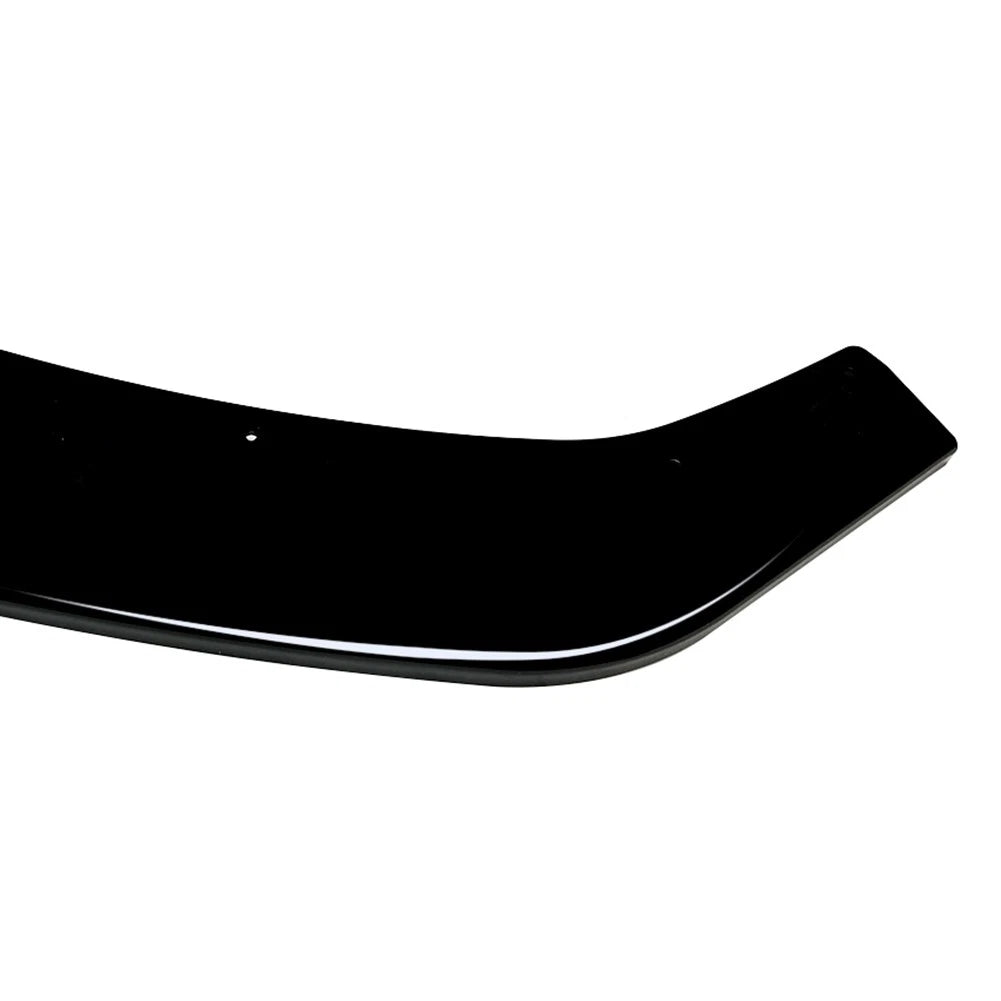 Front Bumper Spoiler Splitter Lip For VW Golf MK7.5 R Rline 2017-19 Black