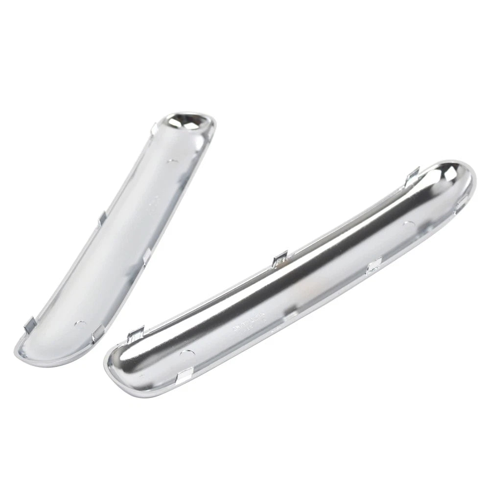 1 Pair Front Bumper Chrome Trim Molding For Mini Copper One Cabrio R50 2001-2004