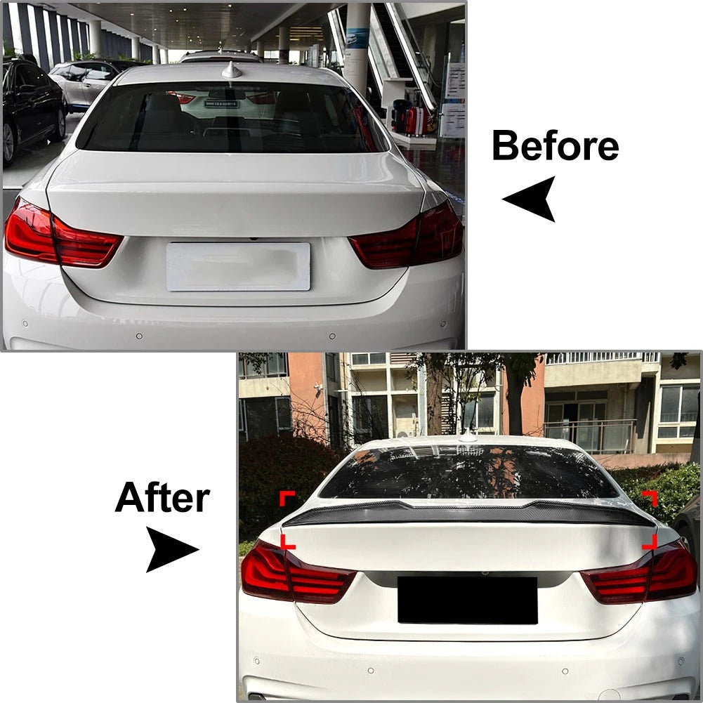 Glossy Black Rear Trunk Wing Spoiler For BMW 4 Series F32 2-Door Coupe 2014-2020