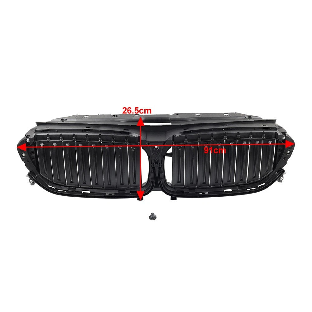 Front Radiator Grille Active Air Shutter For BMW 5 Series G30 G31 2017-2020