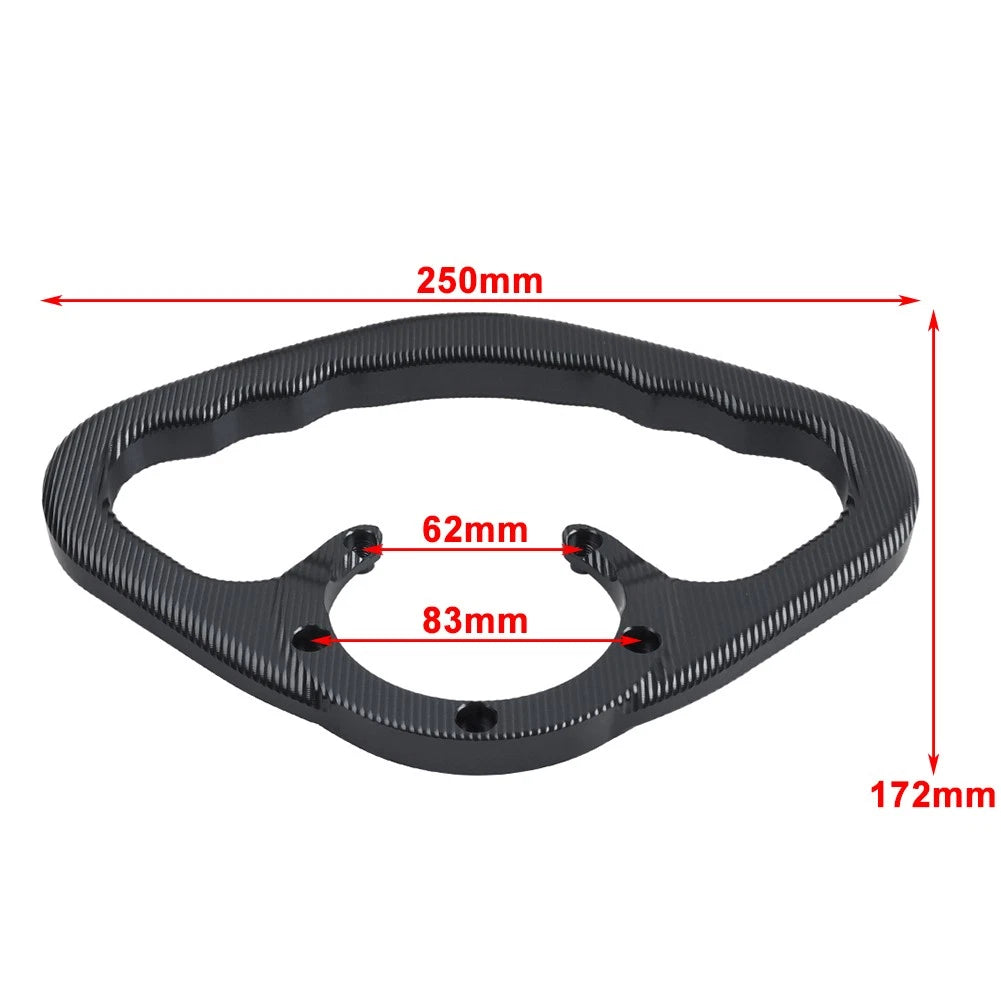 CNC Passenger Hand Grip Tank For Yamaha YZF R1 R15 R3 R6 MT07 MT09 FZ1 FZ6 Black