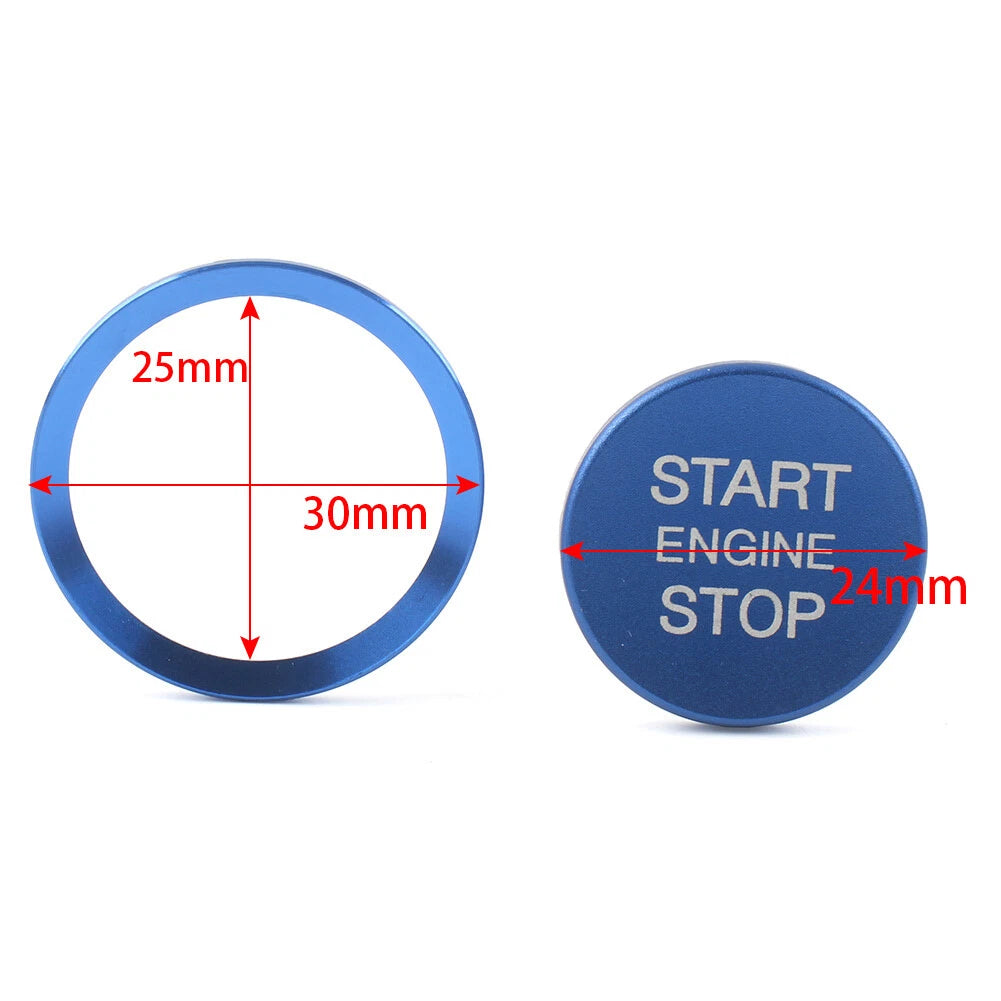 Engine Start Stop Switch Button Cover Trim Fit VW Touran Altas Jetta CC Silver