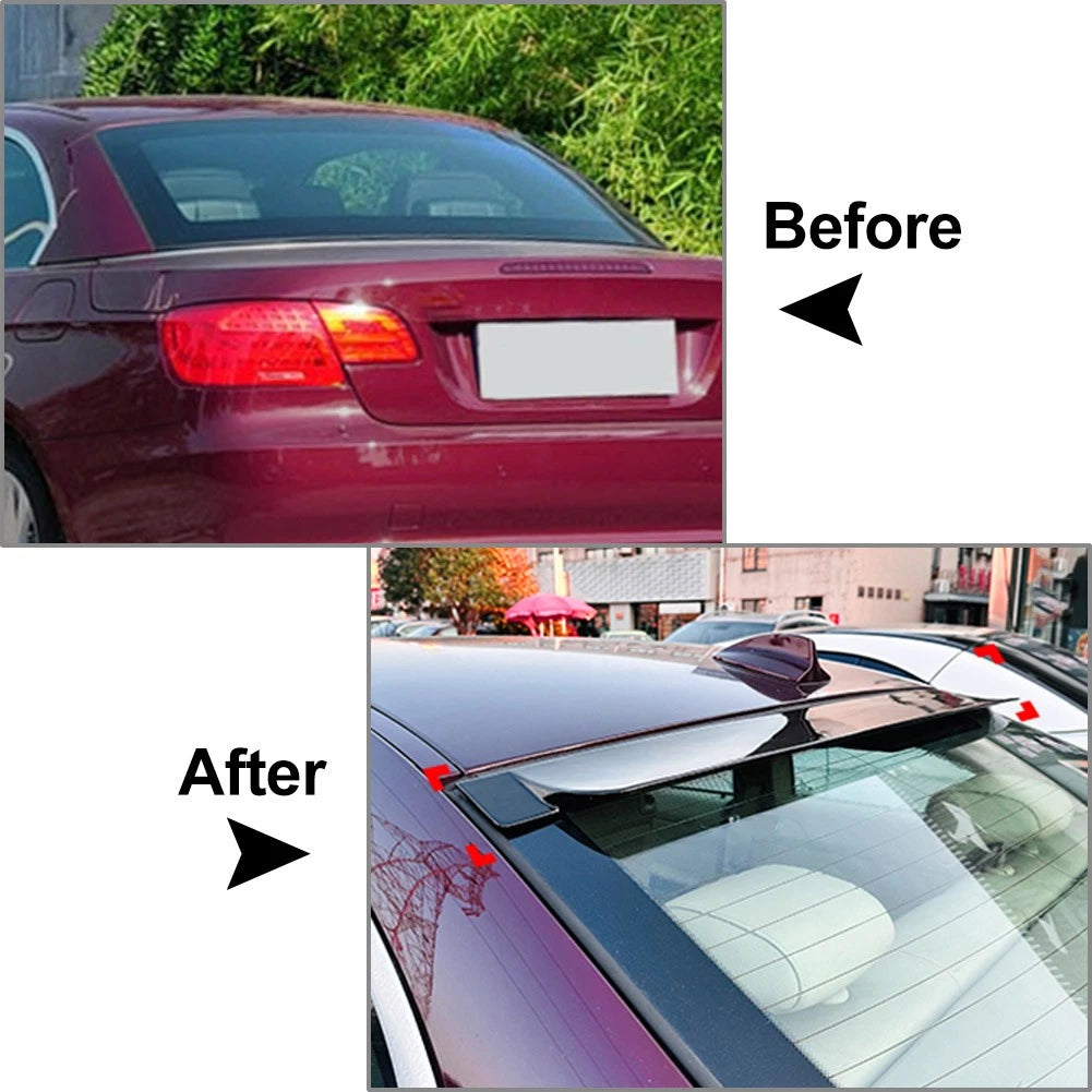 Rear Roof Spoiler Wing Trunk Upper Splitter Lip For BMW 3 Series E92 2006-2013