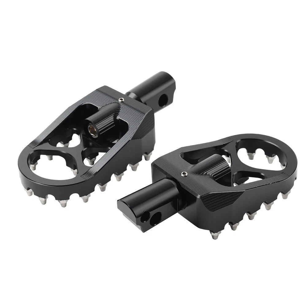 Rear Black FootPeg Passenger Pedal For Harley FXBB FXLR FXLRS FXLRST FXST FLSB