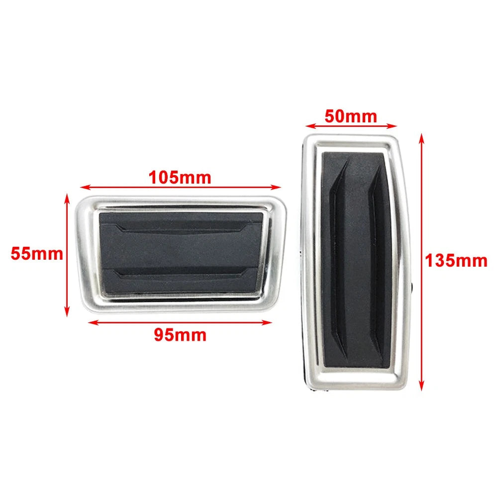 Stainless Steel Brake Gas Pedals Cover For Cadillac XT4 5 6 For Chevy Traverse