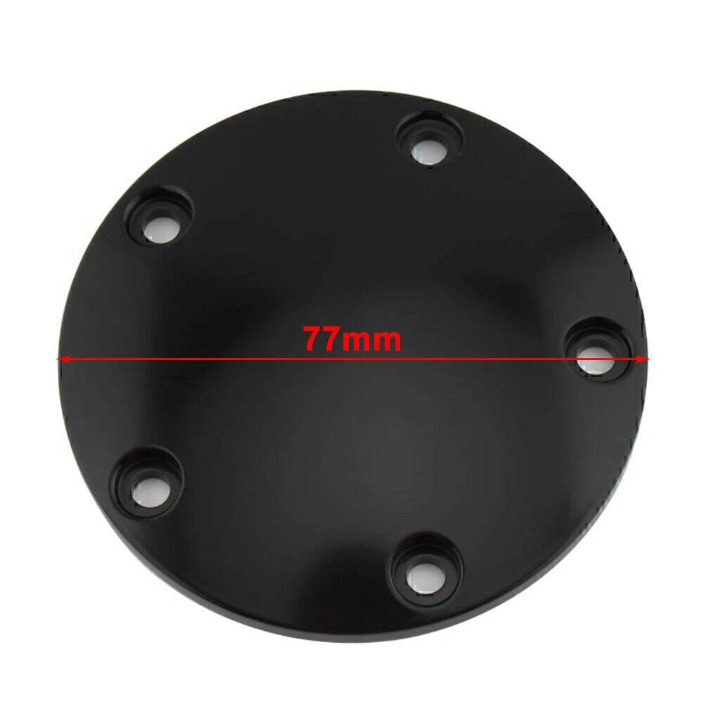 Black Domed Timing Points Cover for Harley Twin Cam Softail Dyna Touring 1999-17