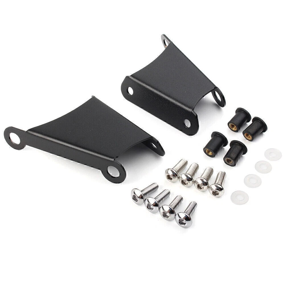 Motorbike Black Windshield Double Bubble Deflector For Yamaha MT-09 FZ09 17-20