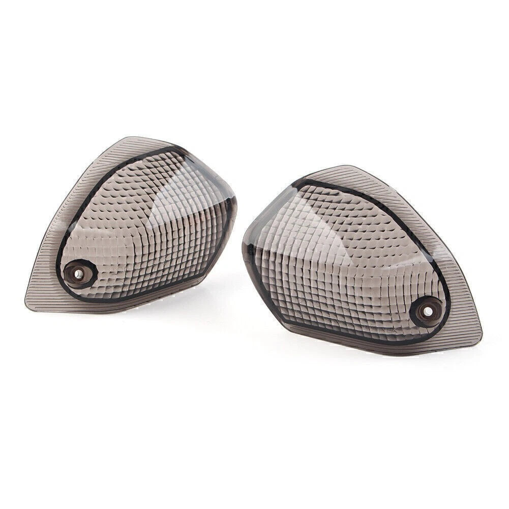 Rear Turn Signals Indicator Lens Smoke For KAWASAKI ZZR400 93-03 ZZR 600 93-08