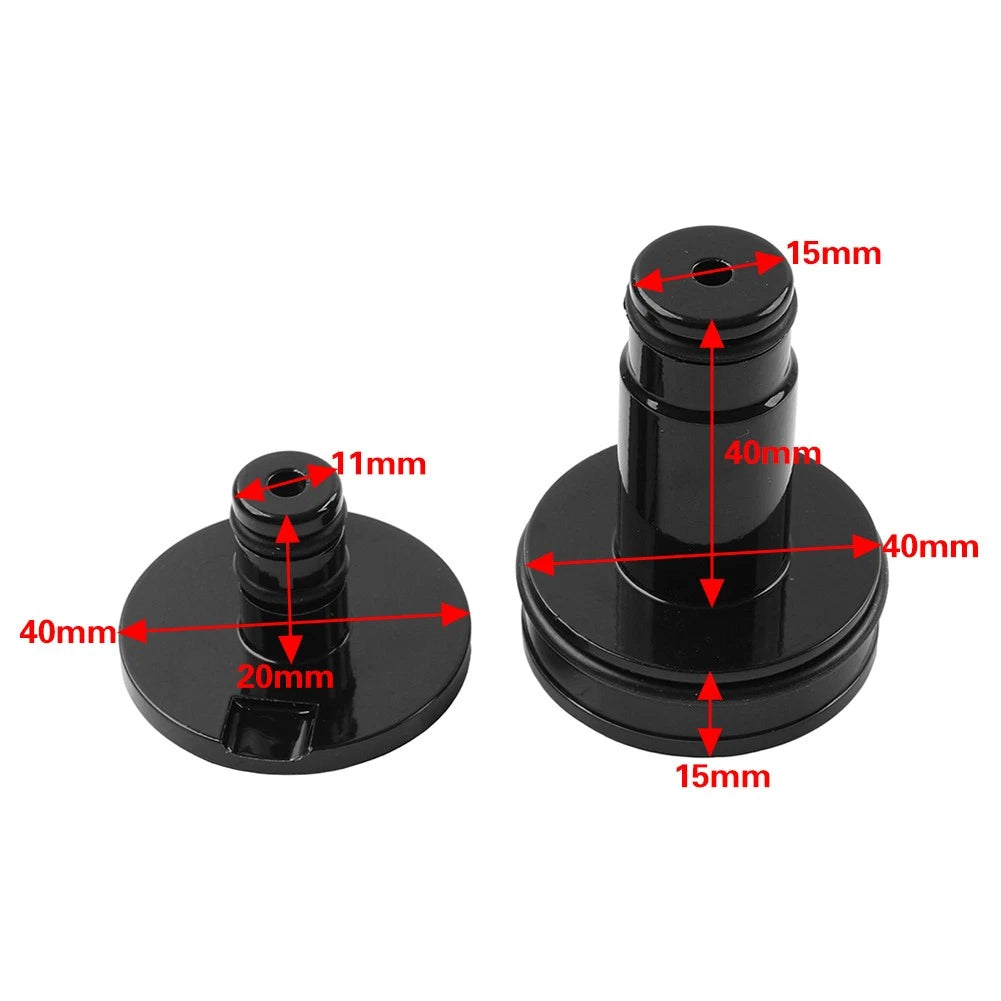 Black Front Axle Nut Caps Cover For Softail Low Rider ST FXLRST 2022-2026