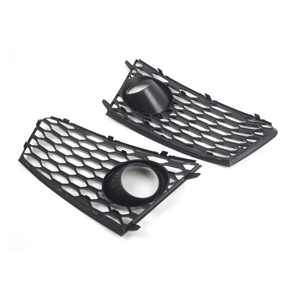 Front Bumper Fog Light Frame Grille Cover For Audi RS7 2014-2018
