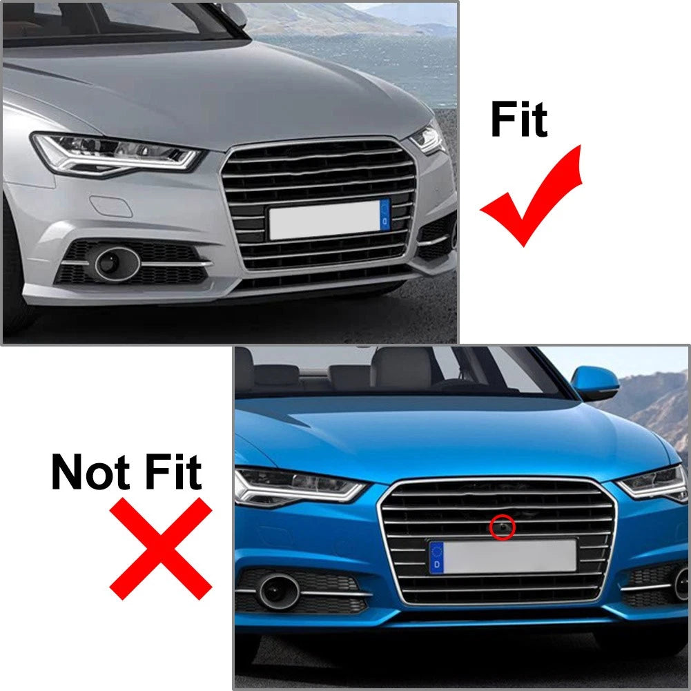 1 Piece Front Radiator Grill Upper Grille For Audi A6 C7 S6 2012-2015 Chrome