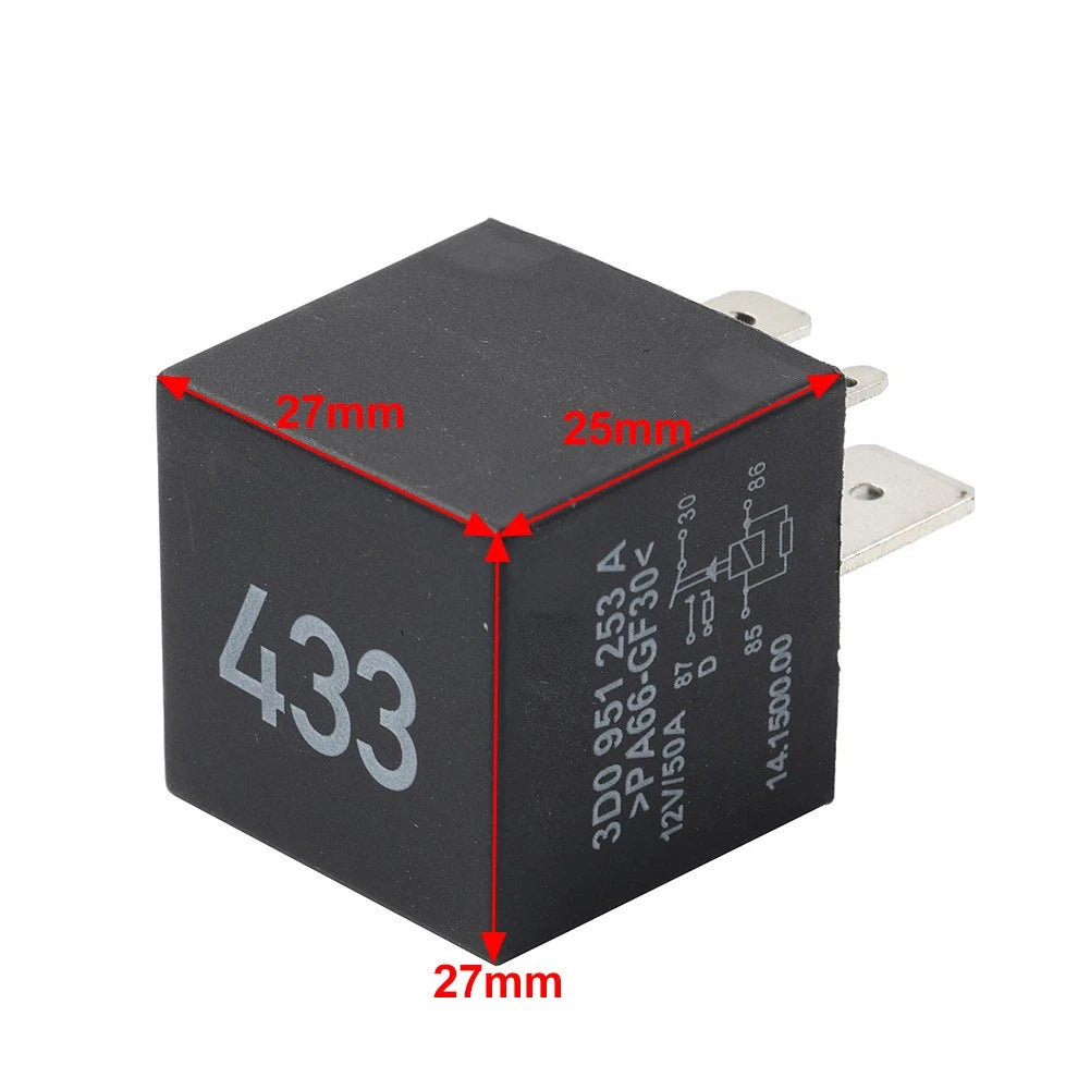 12V #433 Starter Relay For Volkswagen Golf Jetta Passat For Audi A3 3D0951253A
