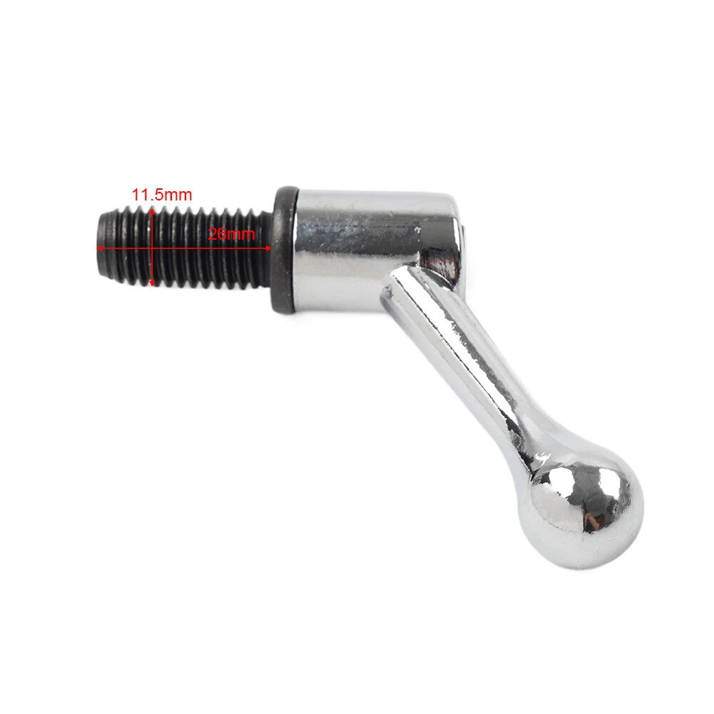 Table Lock Handle M12 Thread Set For Bridgeport Milling Machine 11.8mm Silver