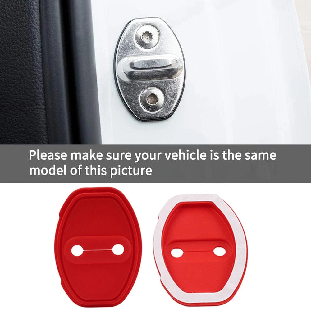 Car Door Lock Protective Cover For Audi A3 A4 TT S3 S4 For VW Golf Passat Tiguan