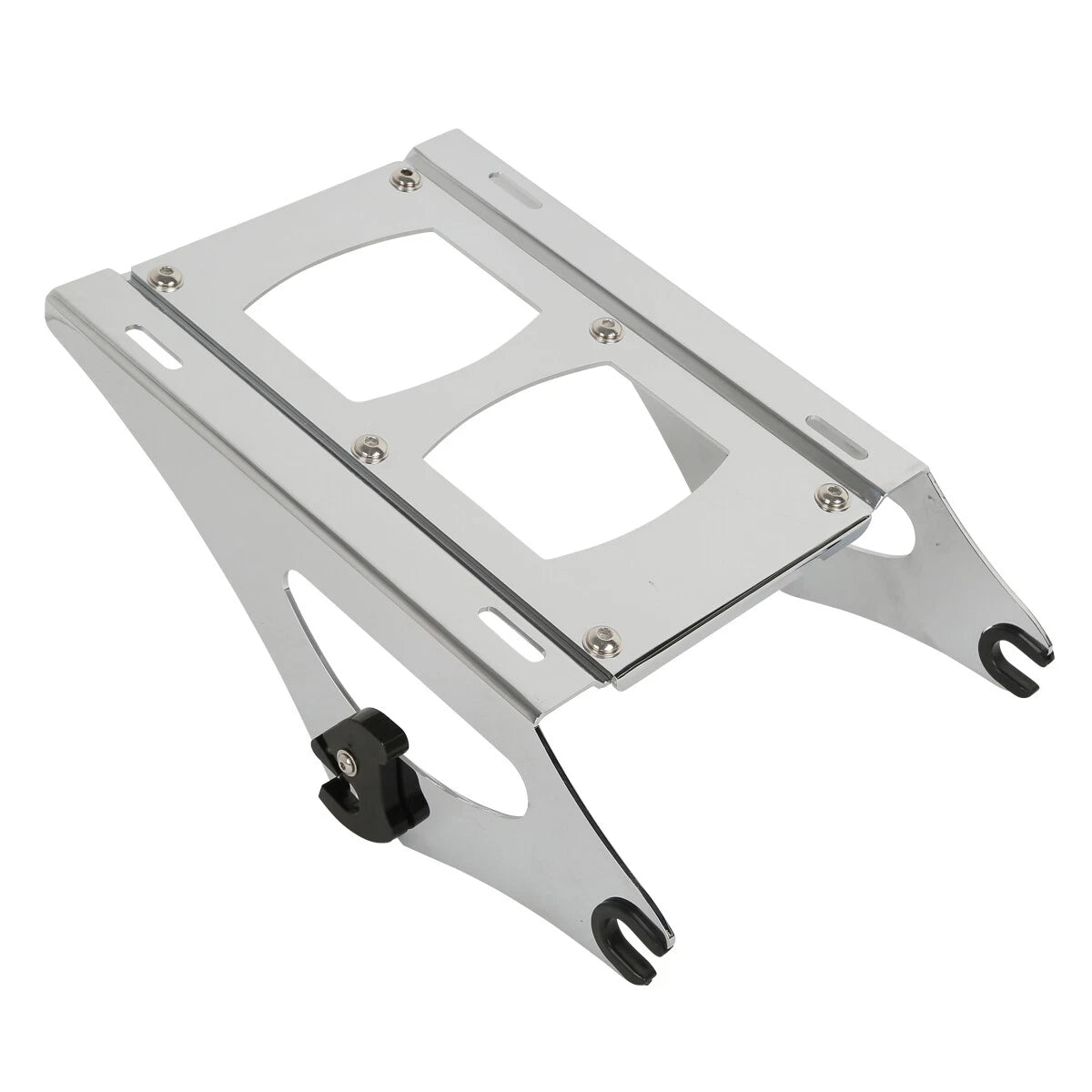 Chopped Trunk Backrest Two-Up Rack Plate Fit For Harley Touring Road Glide 14-25