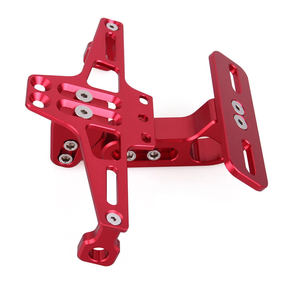 Motorcycle License Plate Bracket Fender Eliminator Kit Tail Tidy Mount LED Light