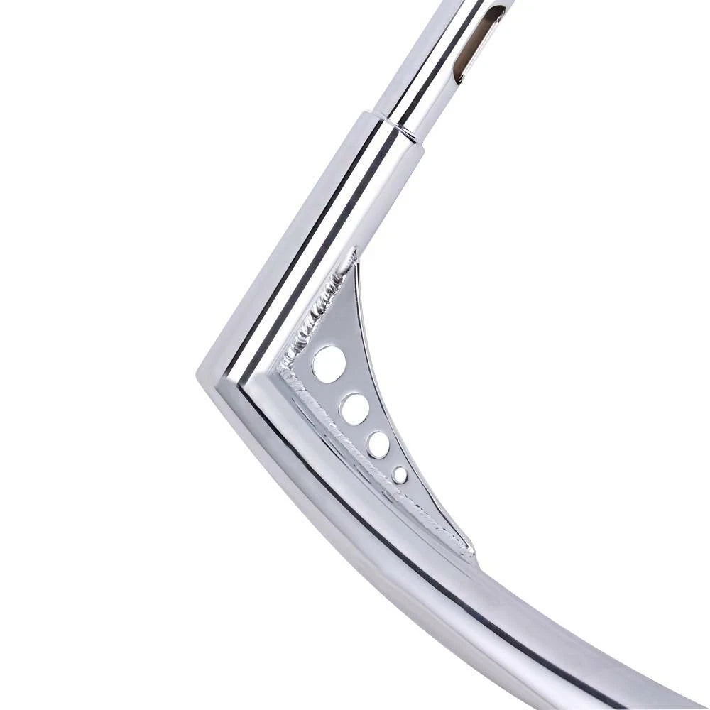 Chrome 12" Rise 1.25'' Ape Hanger Handle Bar For Harley Sportster XL 883 Softail