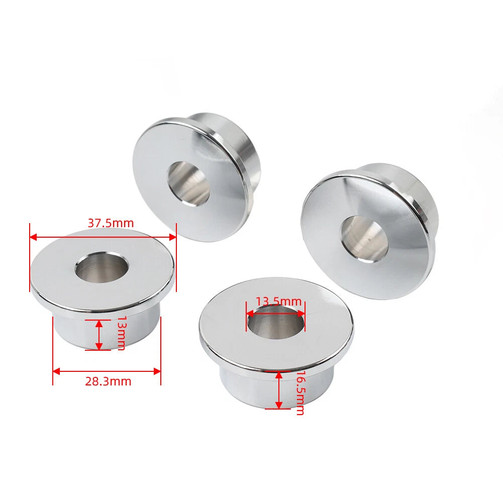 Handlebar Riser Bushings Mounts Fit For Harley Softail Dyna Sportster 883 1200