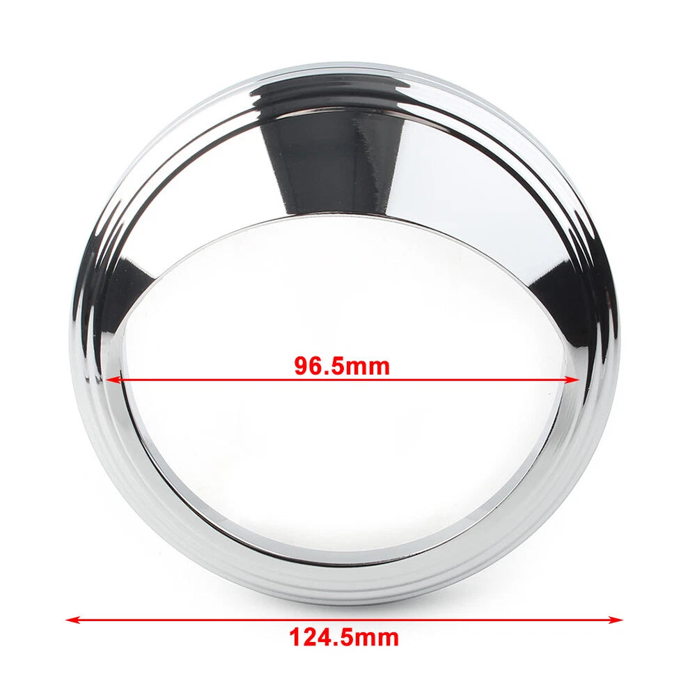5" Visor Speedometer Gauge Bezel Cover Trim Ring For Harley Davidson Chrome US