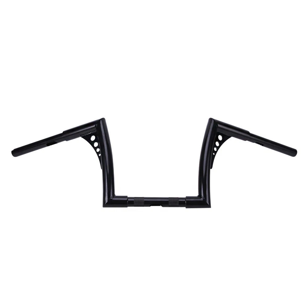 Black Custom 10" Rise Ape Hangers 1'' Handlebar For Harley FLST FXST Sportster