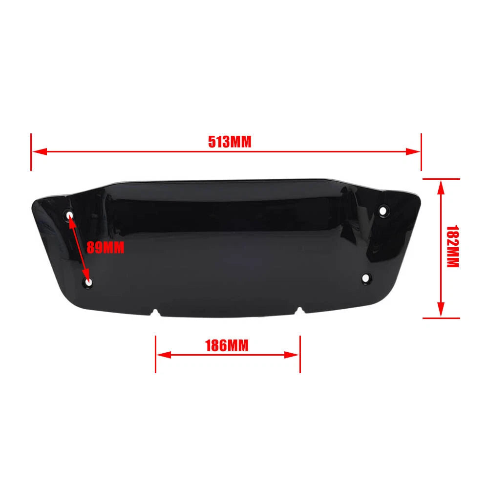 7" Windscreen Windshield For Harley CVO Street Glide FLHXSE 2023-2024 Black