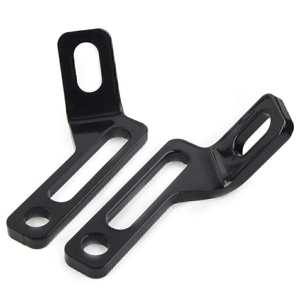 Rear Footrest Tie-Down Brackets For Harley Road King Electra Street Glide Black