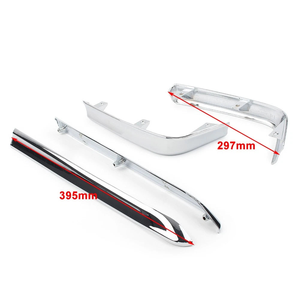 4pcs Saddlebag Pannel Decoration Strips Fit For Honda Goldwing GL1800 2001-2011