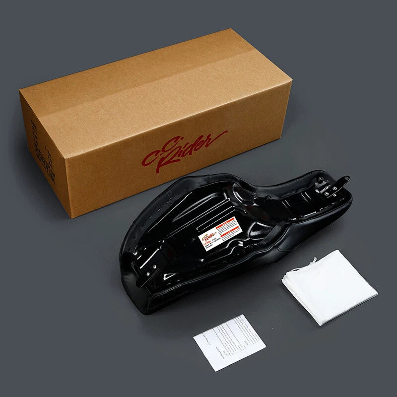 Driver & Passenger Seat Fit For Harley Dyna Super Glide Street Bob 2006-2017 16