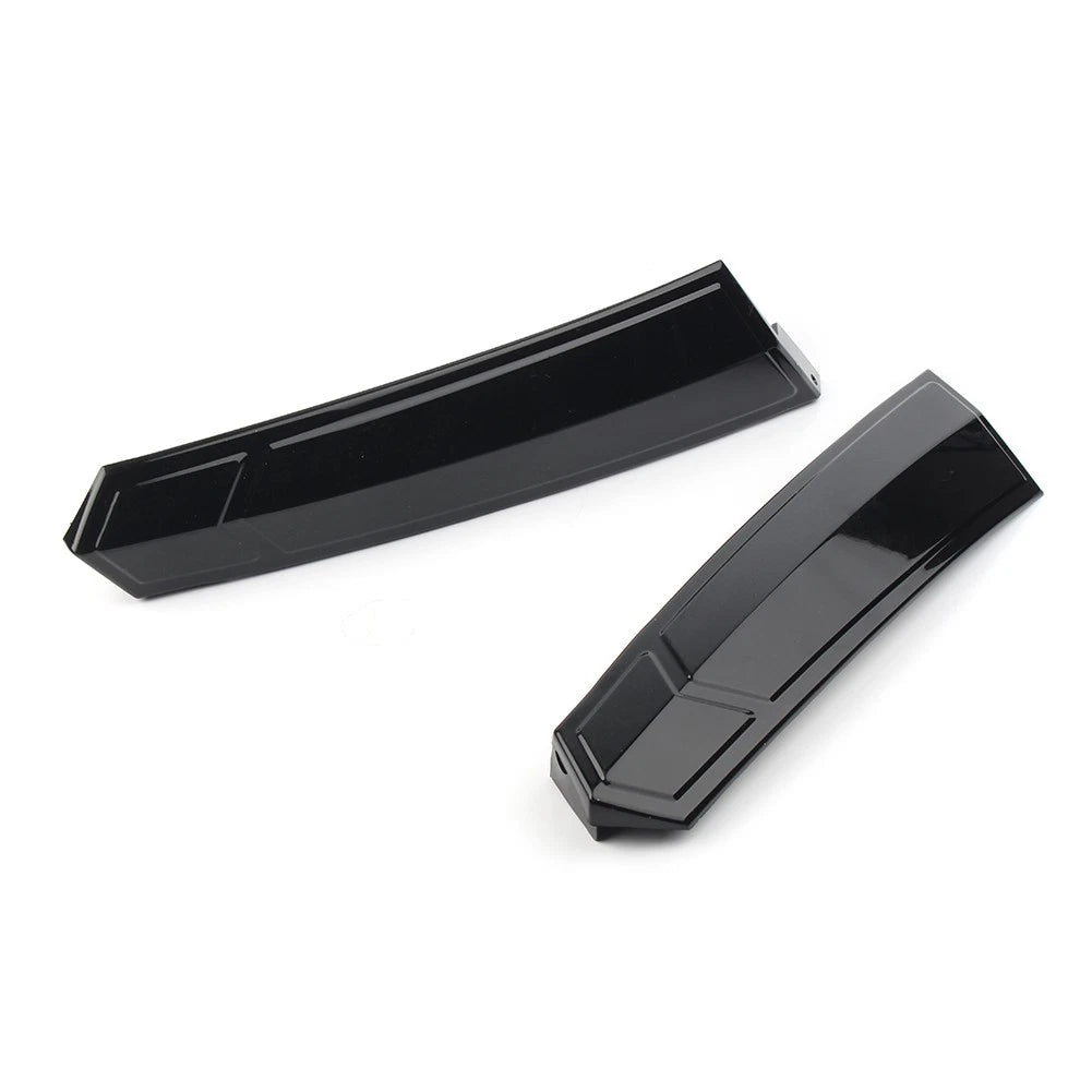 Pairs Black Saddlebag Hinge Covers For Victory Cross Country 2010-17 Hard-Ball
