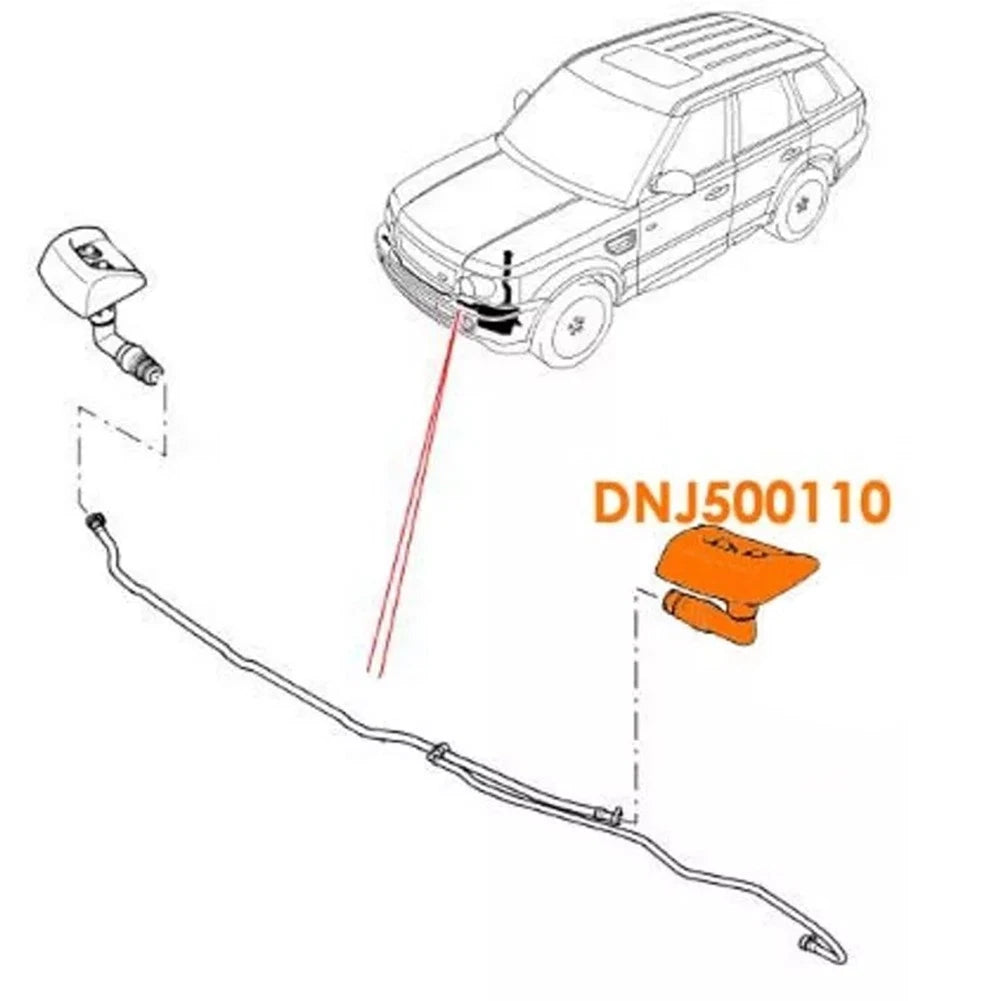 Headlamp Headlight Washer Jet Sprayer For Range Rover Sport 2006-2009 Left