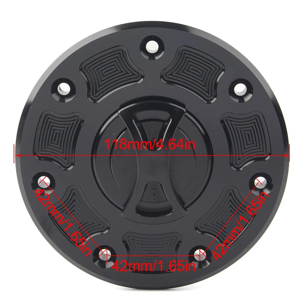 Fuel Gas Tank Cap Cover For Kawasaki NINJA 500 ZX-6 ZX-7 ZX-9 ZRX-1100 gold