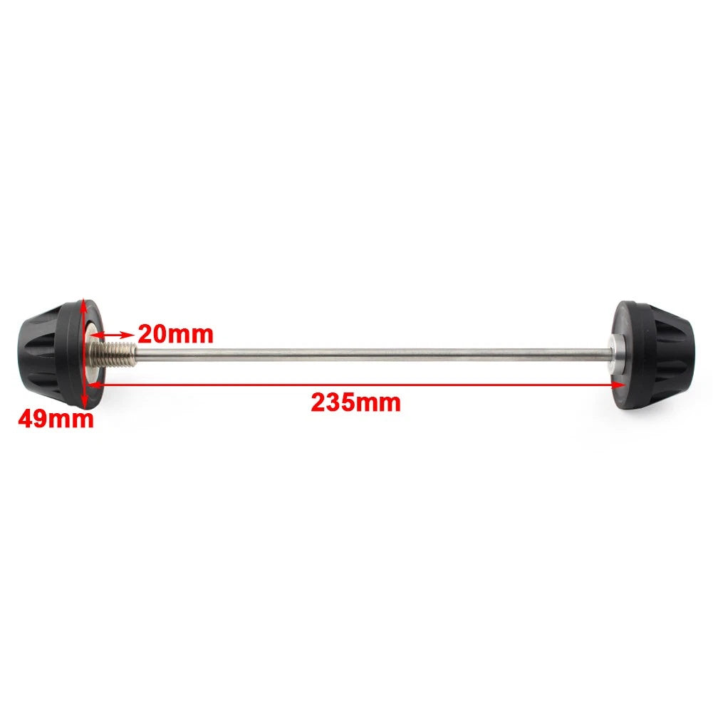 Front Wheel Sliders Fit BMW R1200GS LC/ADV 2013-2019 R1250GS/ADV 2019-2021 Black