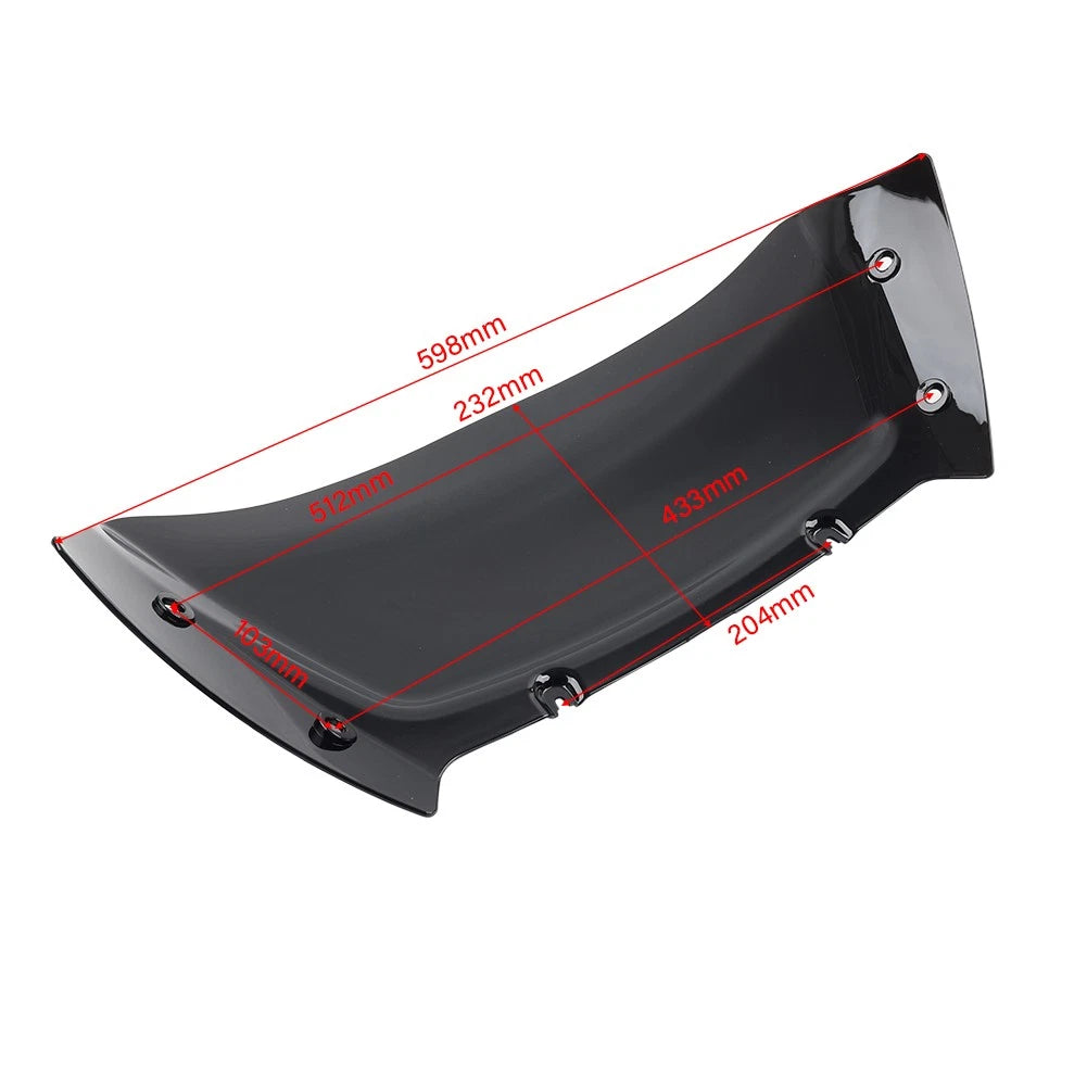 9'' Wave Windshield Windscreen For Harley Road Glide CVO/SE FLTRXSE 2023+ Black