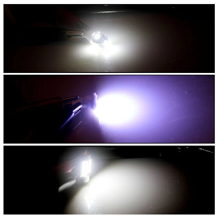 13Pcs White LED Light Interior Package Kit For Dome Map License Plate Lamp Bulbs