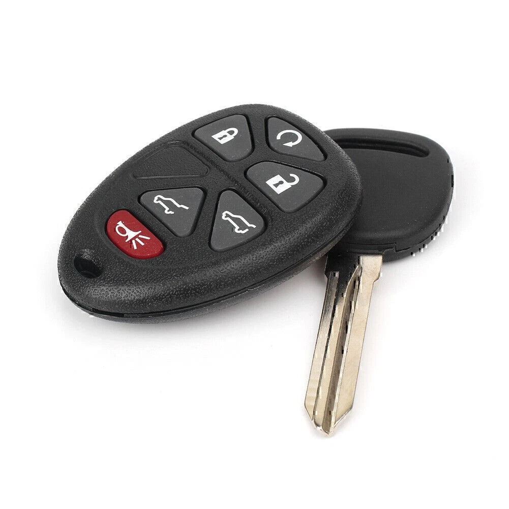 Keyless Entry Remote Key Fob for 6 Button Chevy OUC60270 OUC60221 Black US