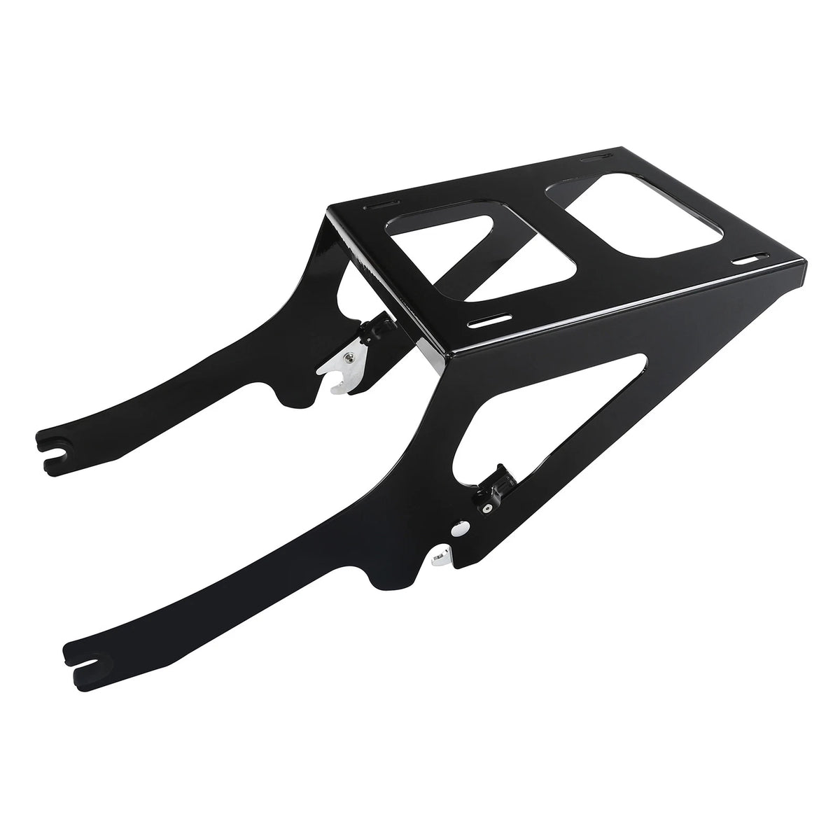 Black Razor Trunk Pad Mount Rack Fit For Harley Heritage Classic FLHC 2018-Up 19