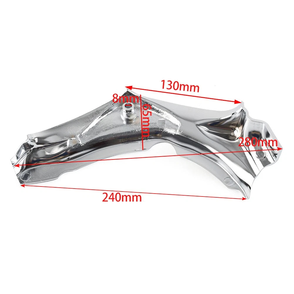 1pc Motorcycle Chrome Cylinder Base Side Cover For Harley Softail 2007-2017