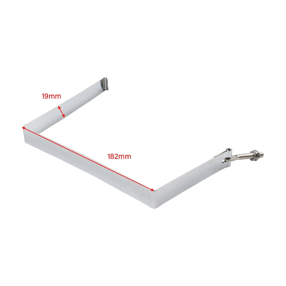 Battery Cover Hold Down Strap For Harley Super Glide FXE Wide Glide FXWG US