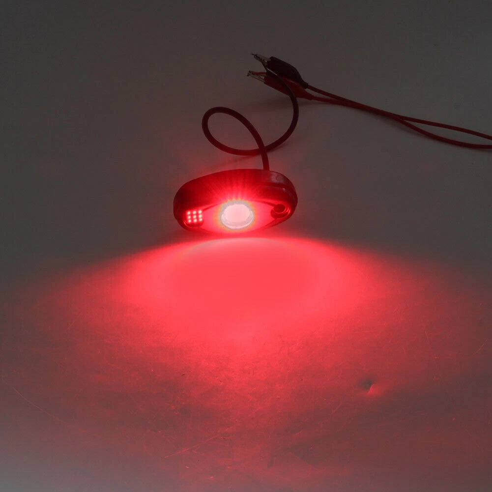 For Jeep Truck SUV Off-Road Boat Lamp 4 Pods High Power LED Rock Red Light Kit